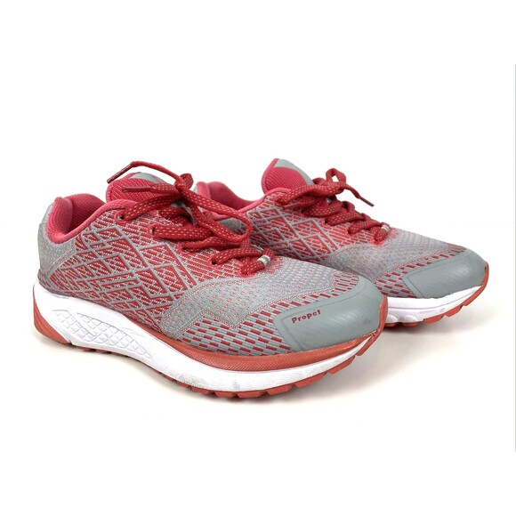 Propét One Walking Running Jogging Sneakers Shoes Pink & Gray - Women's Size 6.5 - Picture 2 of 10